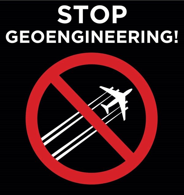 Aufkleber STOP Geoengineering Banned 1 Stück